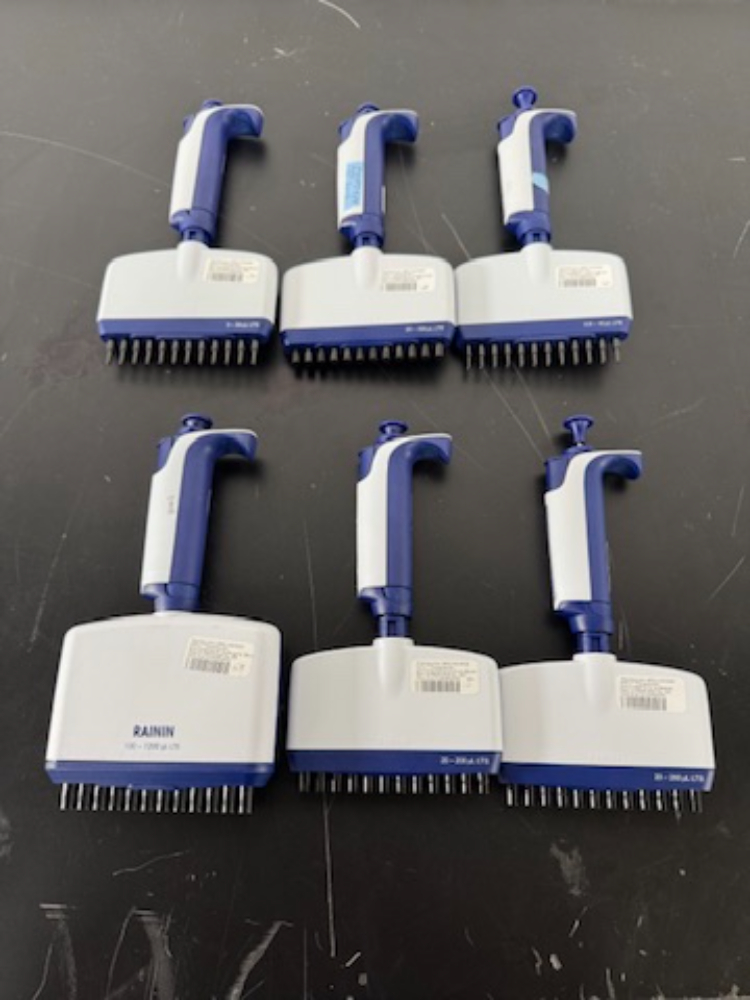 Image of Rainin Pipet-Lite XLS Multichannel Pipettes - Quantity 6
